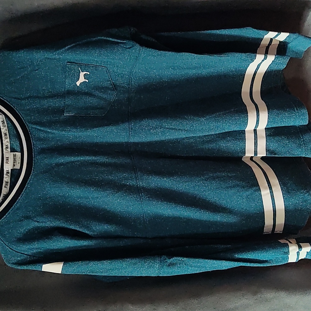 Victoria's Secret PINK Teal Spirit Jersey